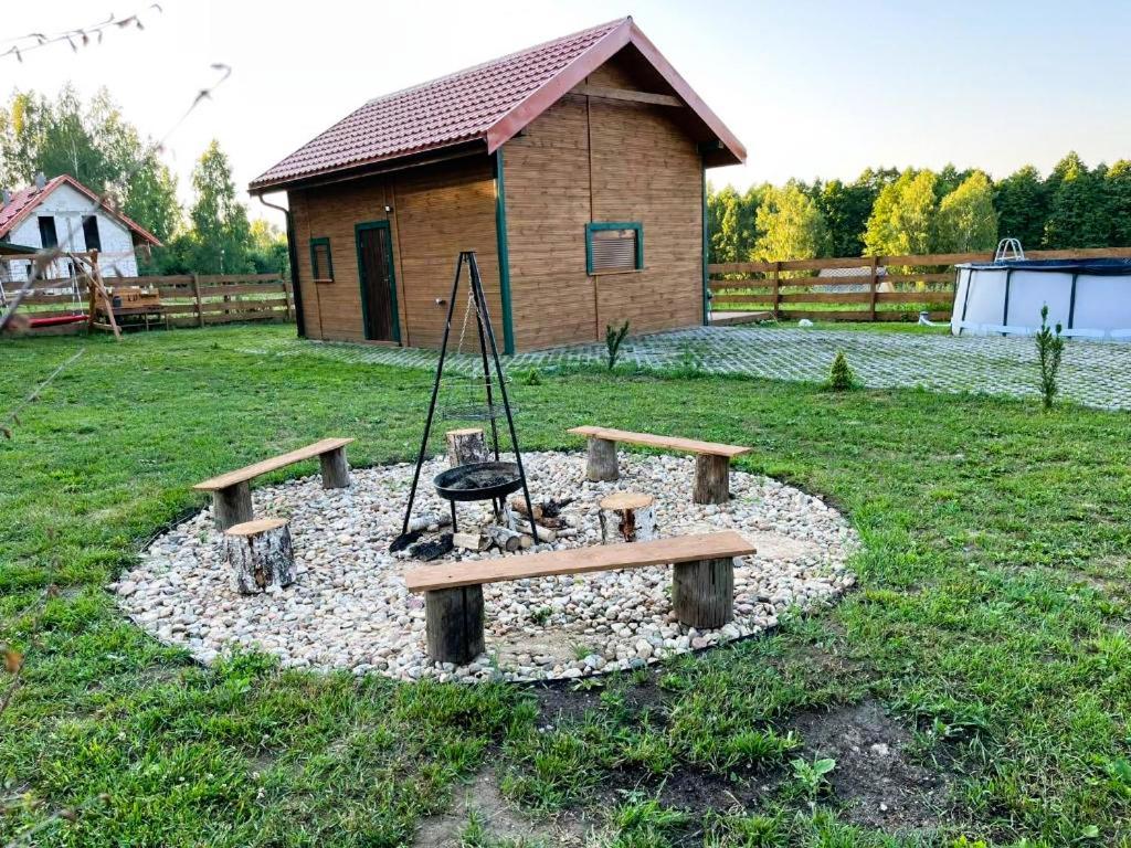Zielona Chatka Nad Sapina Pozezdrze Dış mekan fotoğraf